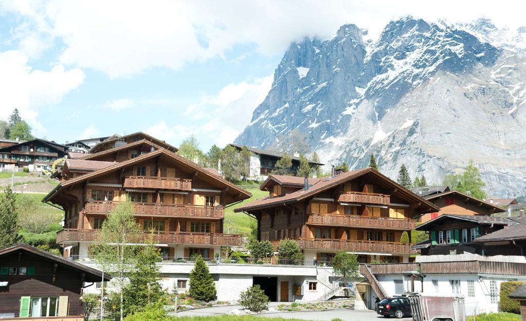 Mom - Alpine Boutique Apartments, Chalet Fagus, Terrace Studio 格林德瓦 外观 照片